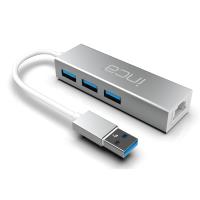 INCA IUSB-03T USB 3.0  3 Port ÇOKLAYICI,10/100Mbps Ethernet Mulitiplexer Adaptör - 1